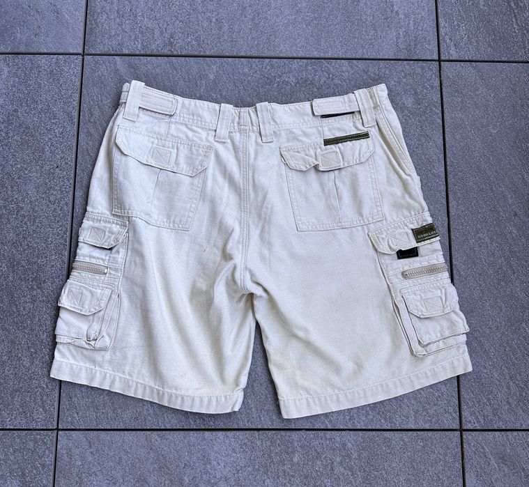 Spodenki męskie JEEP ACTIVE szorty cargo kremowe r. 36 (XL)