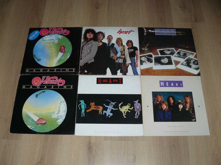 Платівки (вініли) гурту Heart