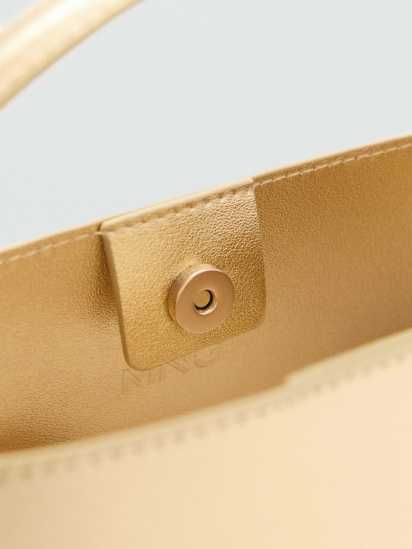 сумка женская золотая Mango Скидка!