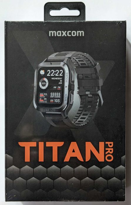 Maxcom Titan Pro FW67 Graphite nowy folia