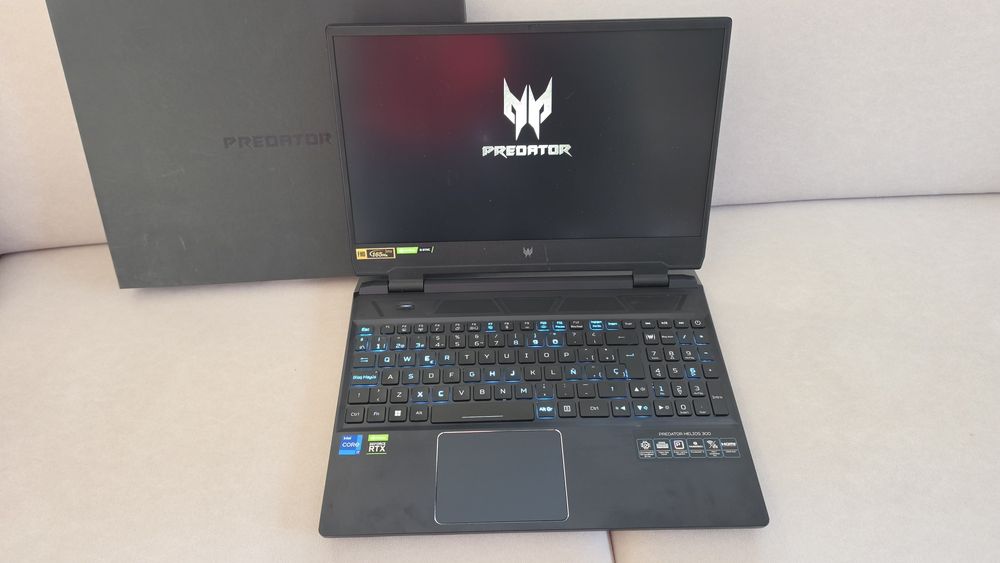Laptop Gamingowy Acer Predator Helios 300, i7-12700h, Rtx3070 8gb. Stan idealny.