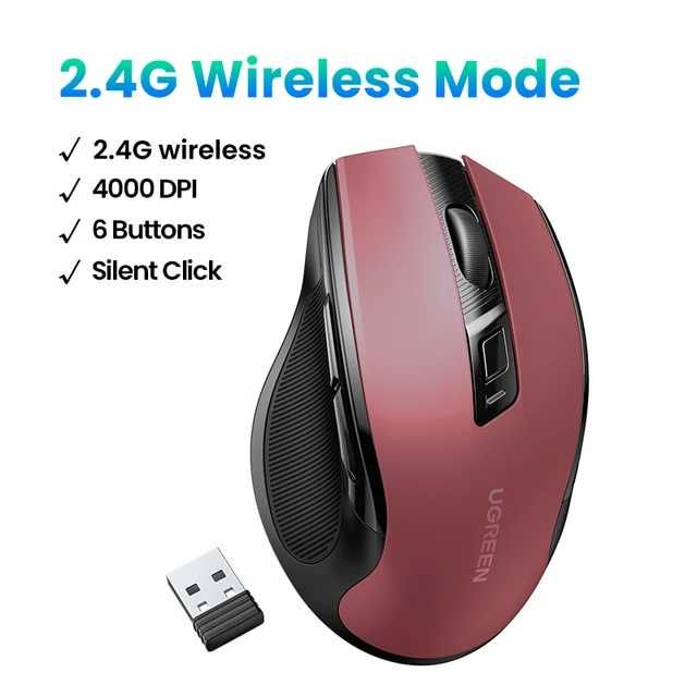 Миша Ugreen MU006 Ergonomic Wireless