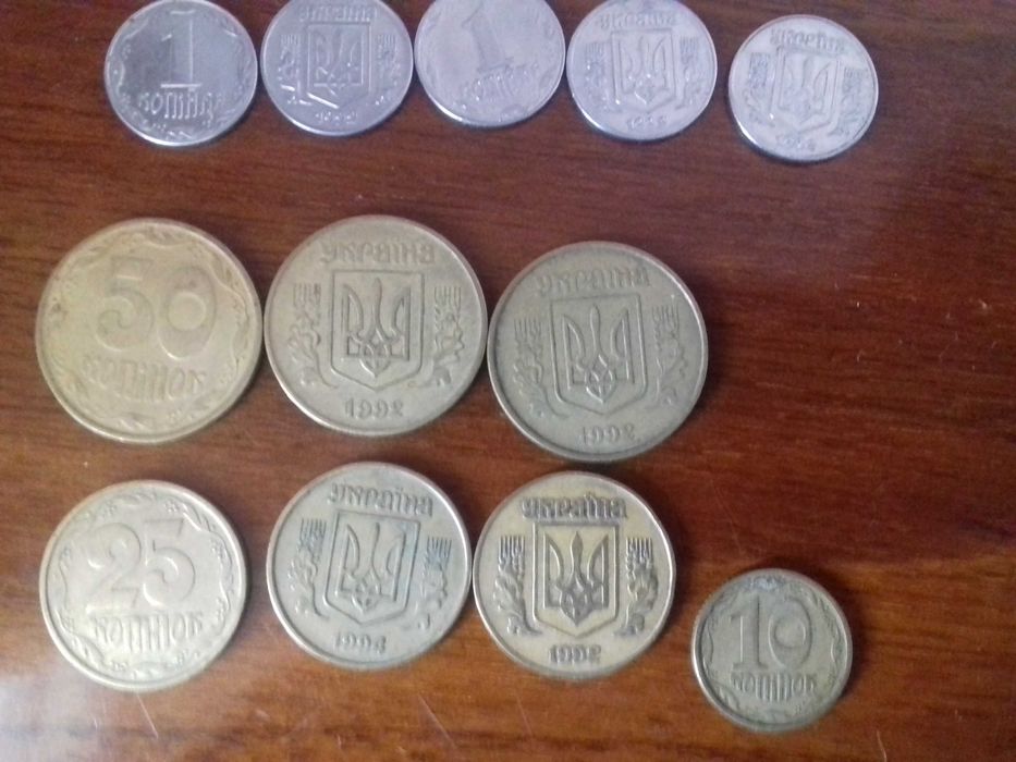 монеты Украины 1 -2-10-25-50