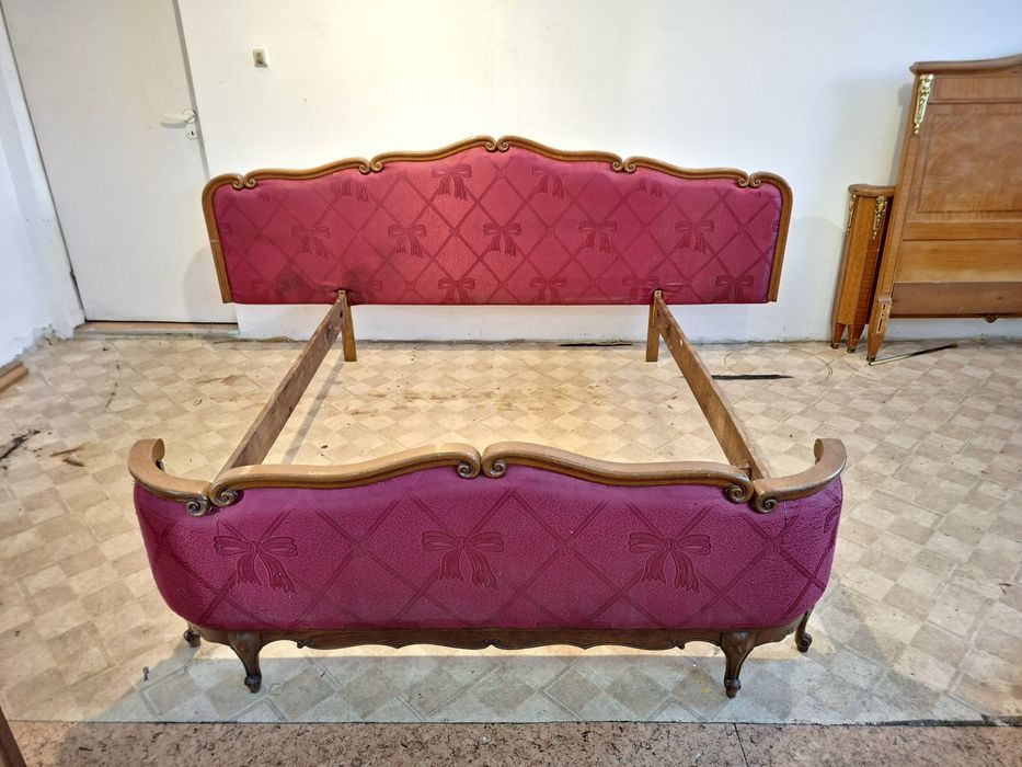 Stare łóżko ludwikowskie Francja do renowacji