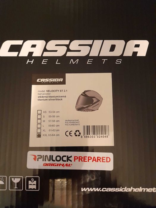 Kask szczękowy Cassida rozm. XXL