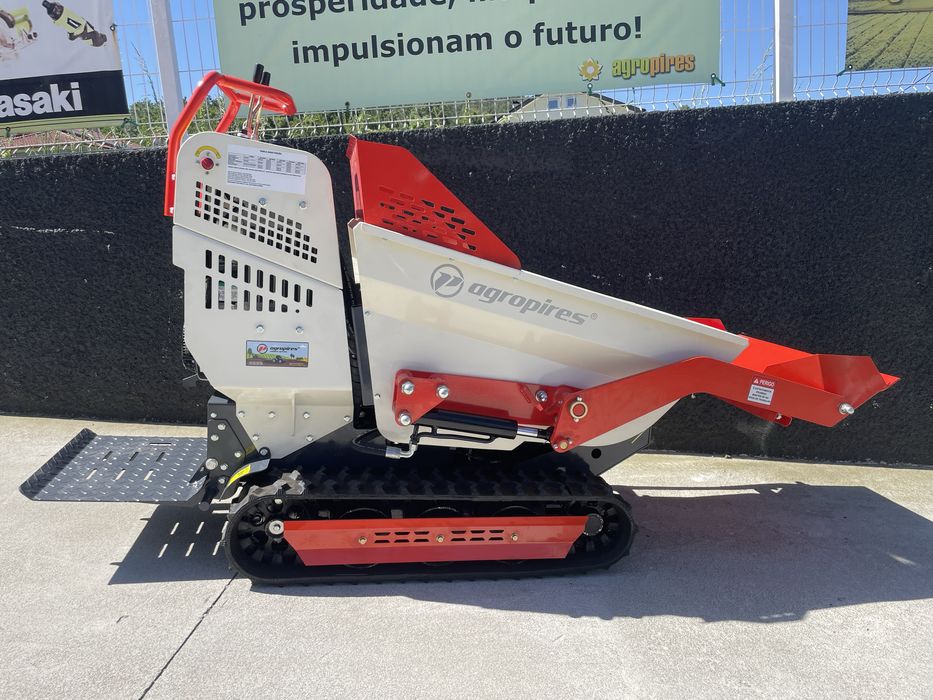 Mini dumper 500 kg com carregador frontal