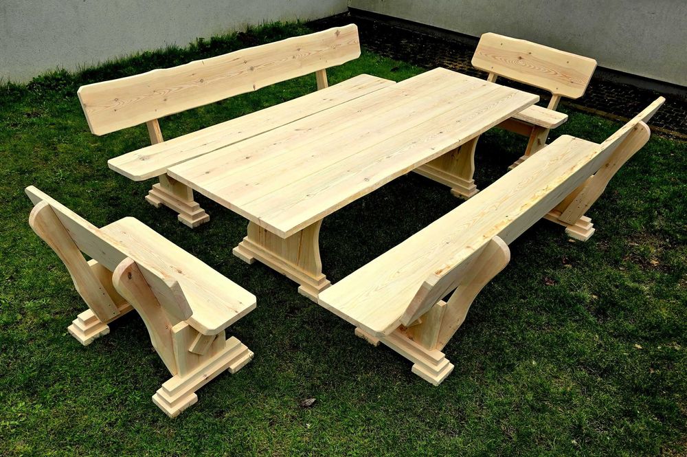 Meble ogrodowe,drewniane ,ławka,stół,krzesła,huśtawka