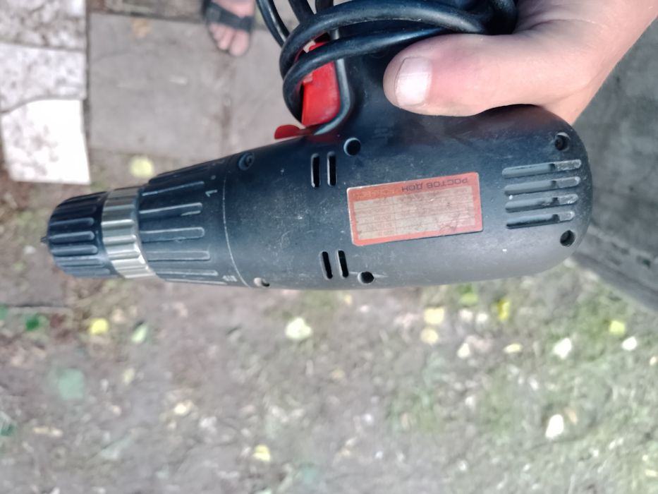 Продам электродрель рабочую, ударную
