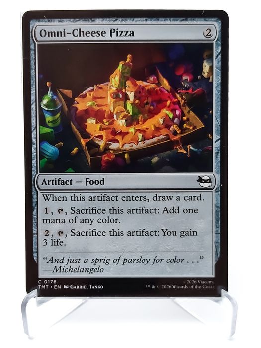 Omni-Cheese Pizza 0176 Teenage Mutant Ninja Turtles MTG
