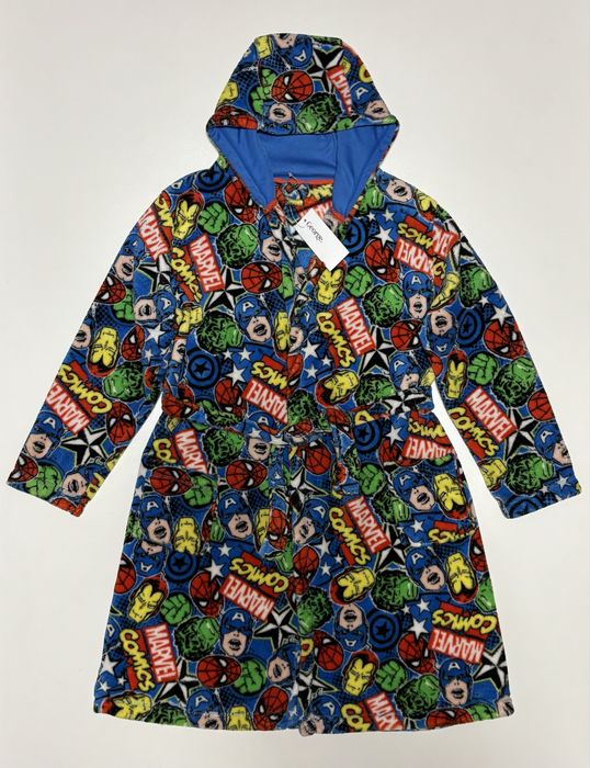 George Marvel 11 12 Флисовый детский халат флис 146 152 marvel марвел