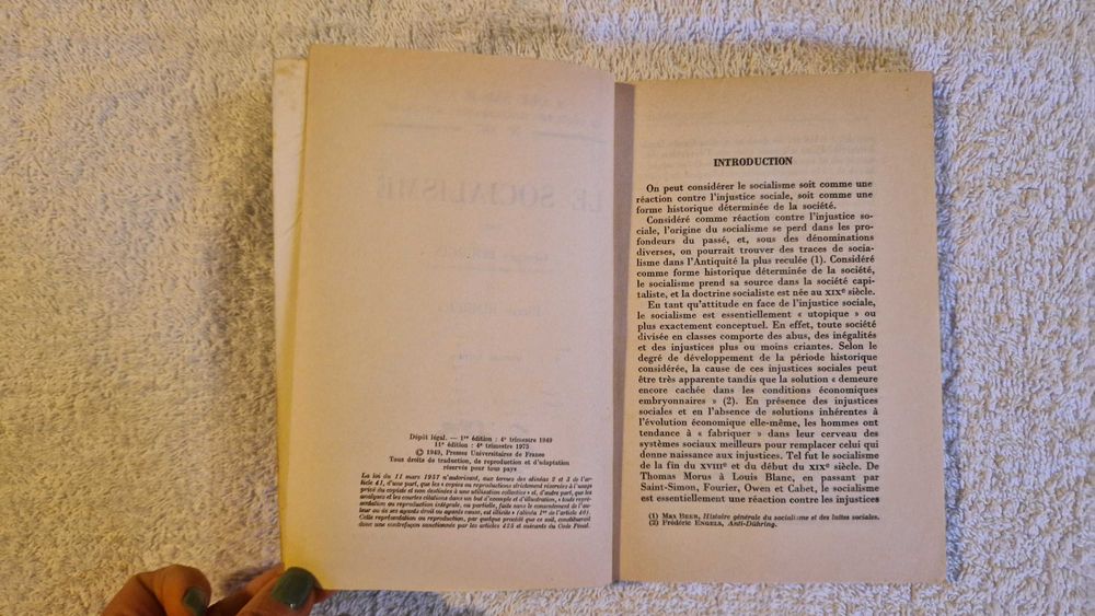 Livro "Le Socialisme"