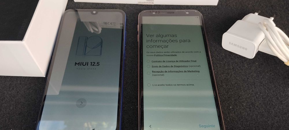 Telemóvel Samsung Galaxy e Redmi
