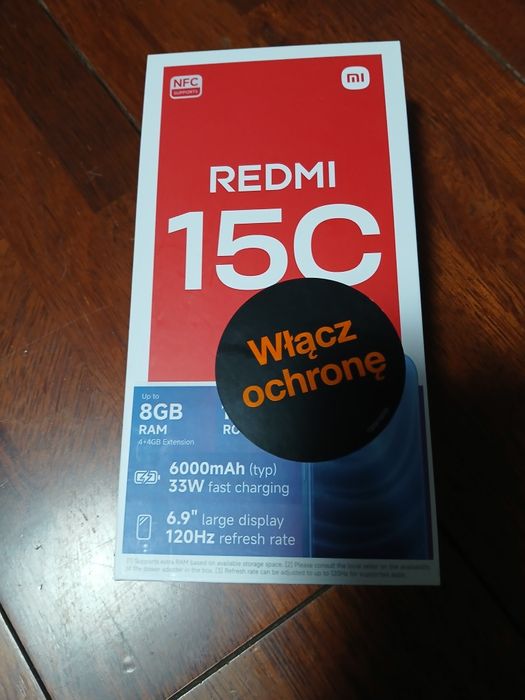 Smartfon Redmi 15c  xianomi nowy