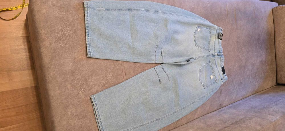 Spodnie jeansowe Scoop, Barrel Leg, M, XS.