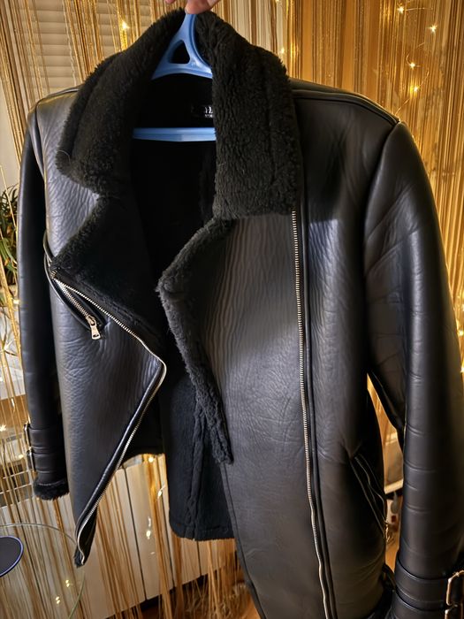 Дубленка, куртка, зимняя одежда, авиатор, косуха