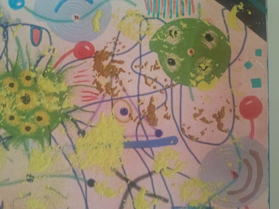 Pintura Abstrata Original: Virus Attack by Parrinha - 2006  (Acrilic on Canvas)