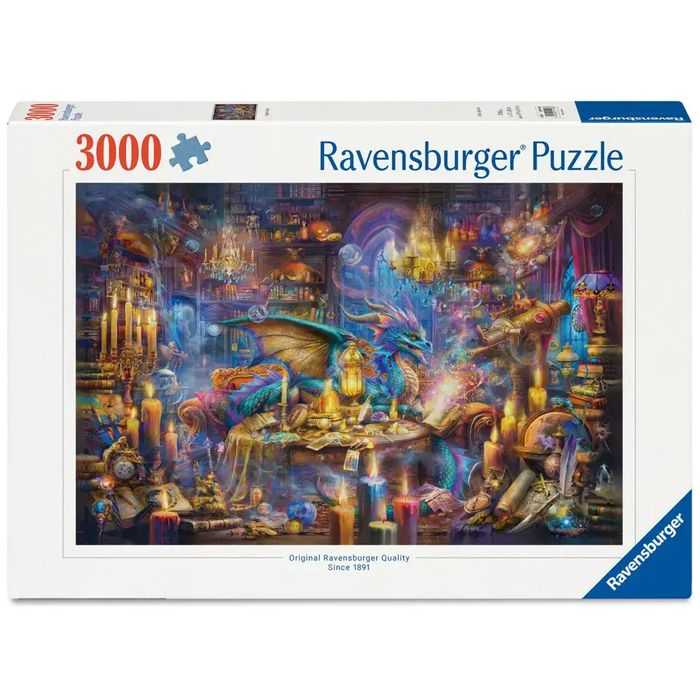 Puzzle 3000 Elementów. Fantastyczna Biblioteka. Ravensburger