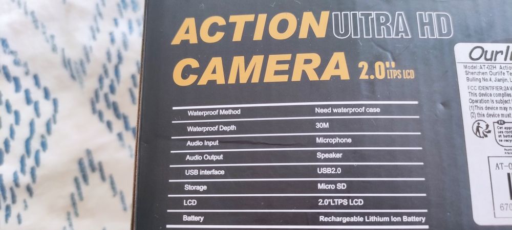 Action Câmera our life ultra HD