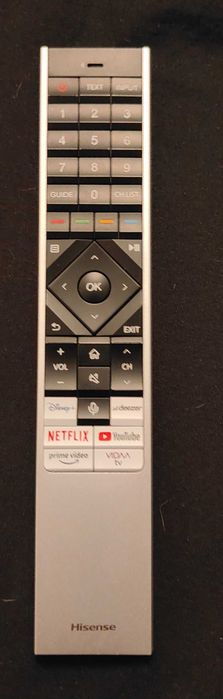 Comando original Hisense ERF6N64H prateado