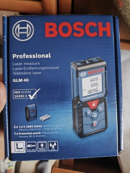 Dalmierz laserowy bosch glm 40