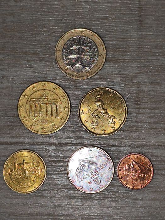 Монети Євро і центи