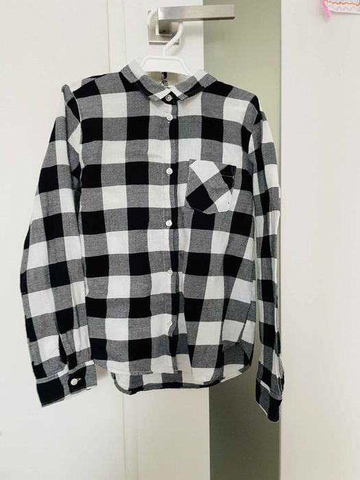 Koszula w kratę, rozmiar 146