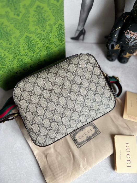 Сумка чоловіча жіноча Gucci гуччи гучі GG месенджер мужская шкіра кожа