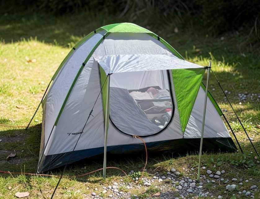 Namiot NOWY 4 Osobowy Campingowy Z Daszkiem UV30+ Camping