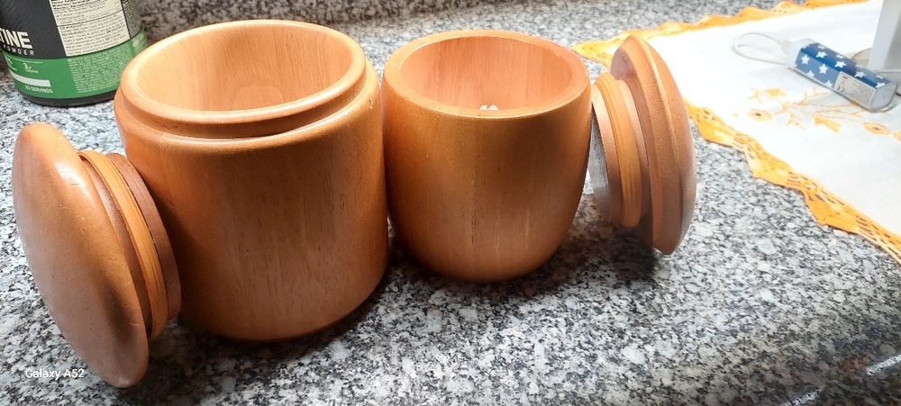 Conjunto de dois potes herméticos