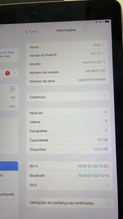 Ipad Pro 9.7 32GB Space Gray
