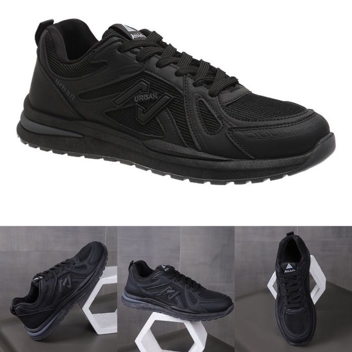 Кросівки чоловічі чорні URBAN-24 розмір 41-45