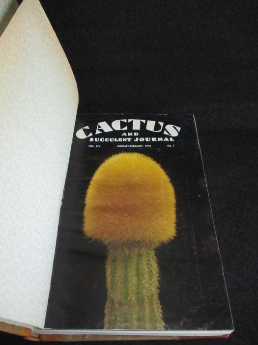 Livros Cactus and Succulent Journal Anos 70
