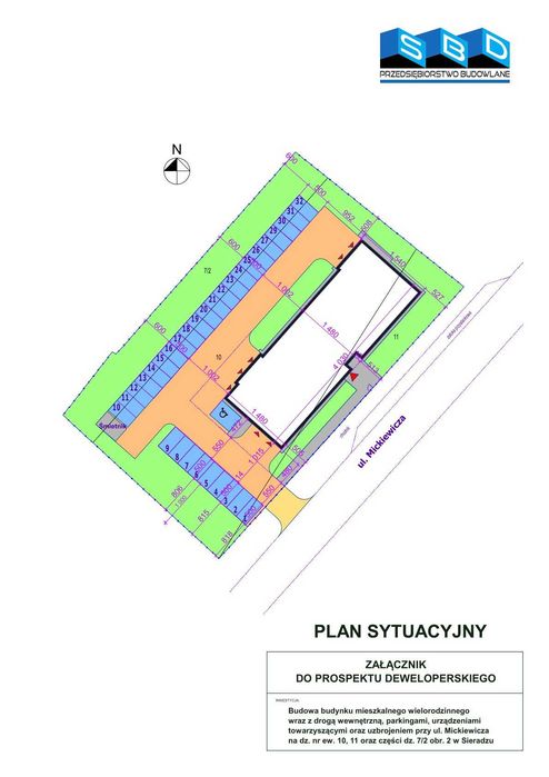 Nowe mieszkanie 61,28 m2 w Sieradzu ul. Mickiewicza 5