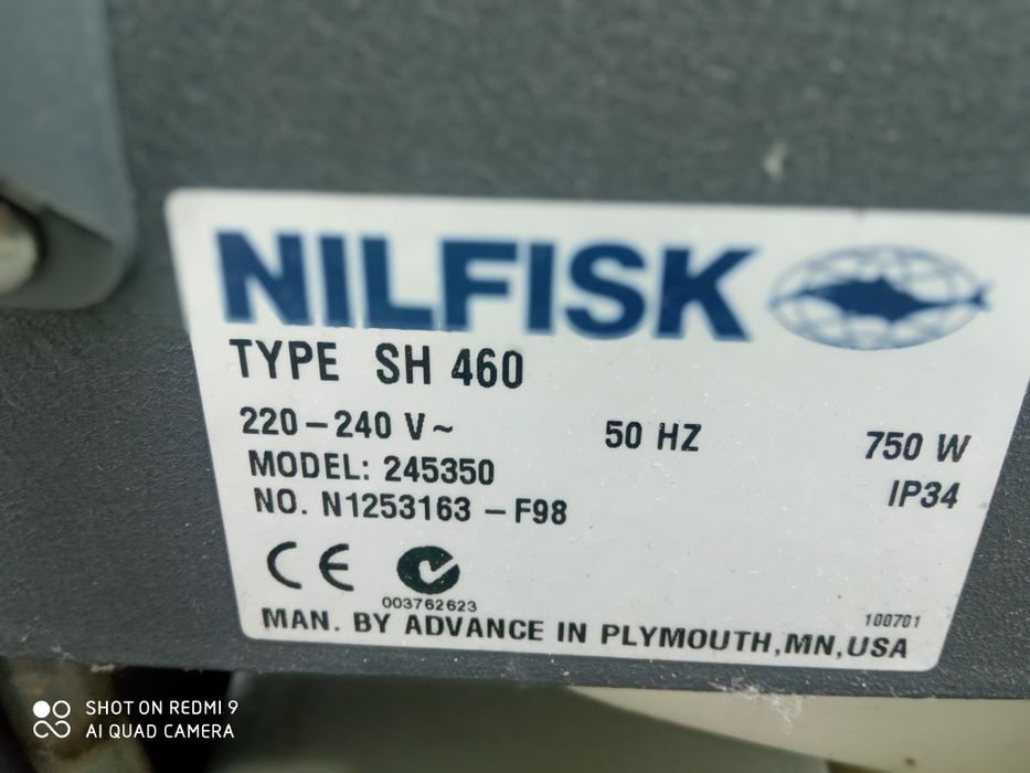 Szorowarka nilfisk sh 460 z do kostki brukowej zamiatarka