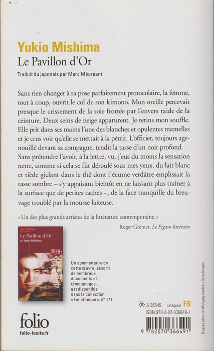 Le Pavillon d'Or - Yukio Mishima