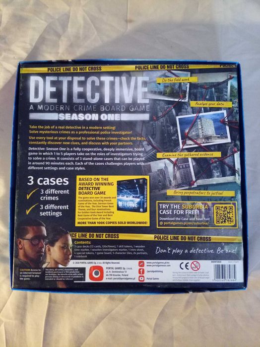 A Modern Crime jogo de tabuleiro