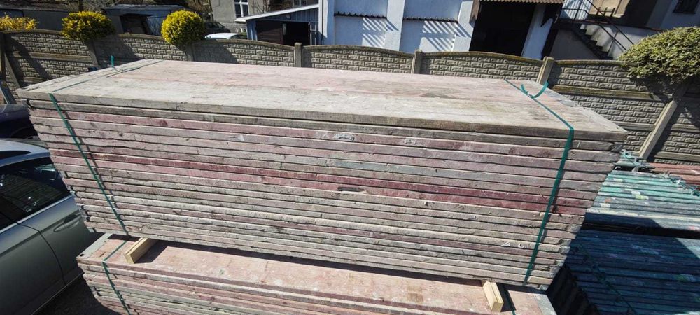 Podest podesty drewniane 3m Plettac używany inne elementy rusztowania