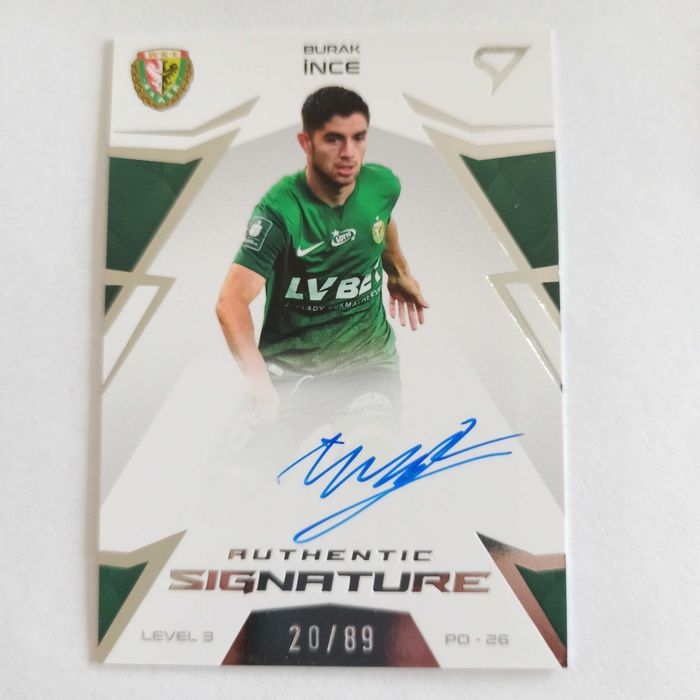 Karta Sportzoo śląsk Wrocław Ince autograf