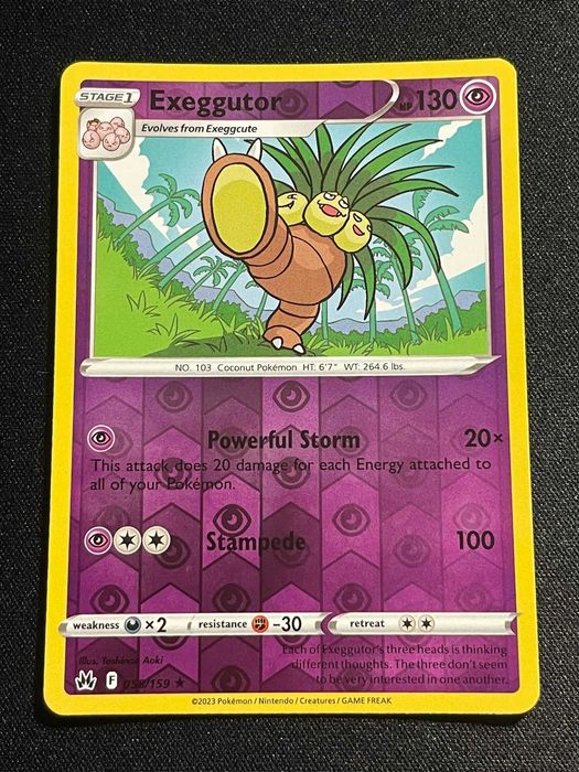 Carta Pokémon Exeggutor 58/159 Crown Zenith