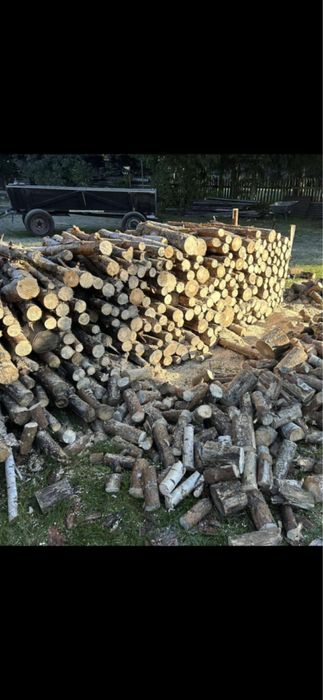 Drewno opałowe mieszane - pocięte i poukładane na aucie!!