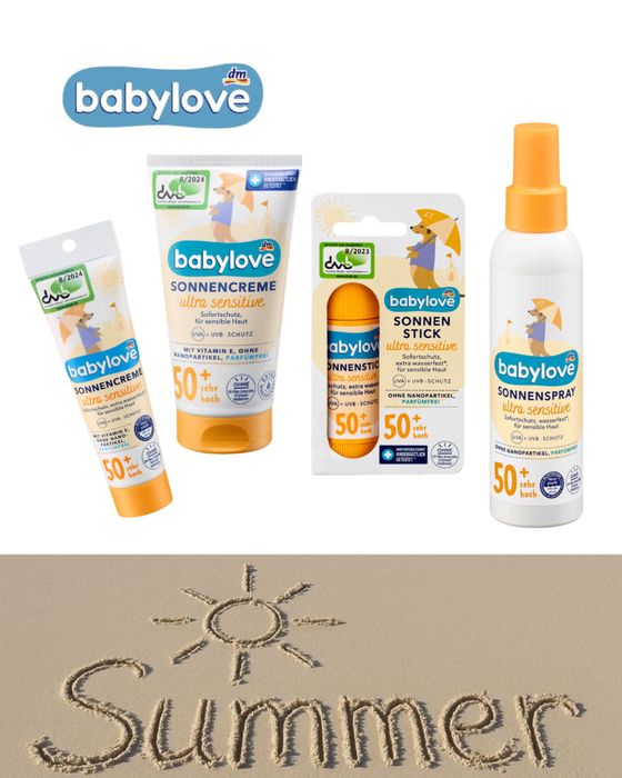 Babylove - лінійка дитячого сонцезахисту від бейбілав, крем стік