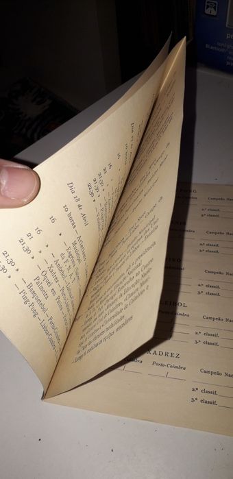 Jogos Desportivos Universitários 1951 Coimbra (Programa) Mocidade