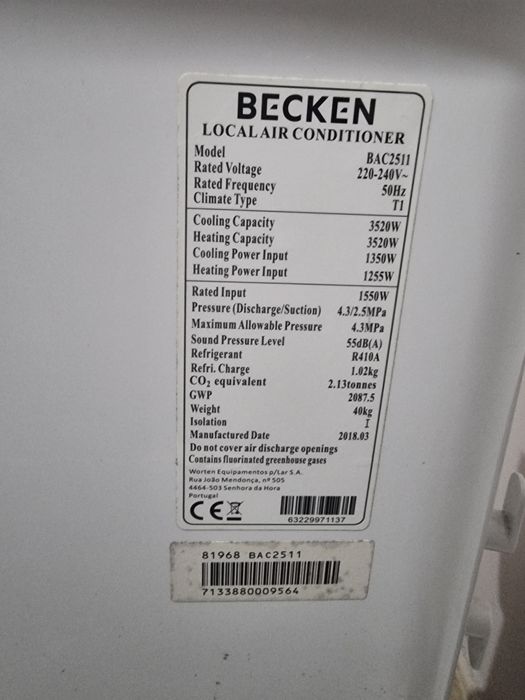 Ar Condicionado Portátil