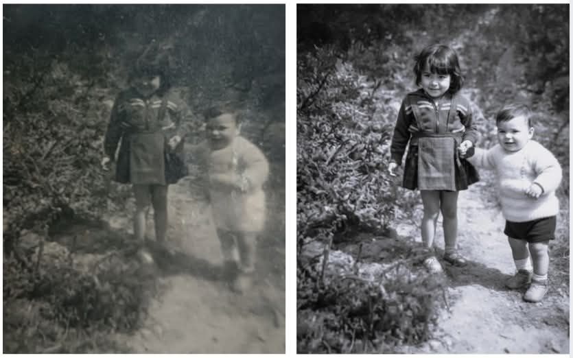 Restauração e edição de fotos antigas