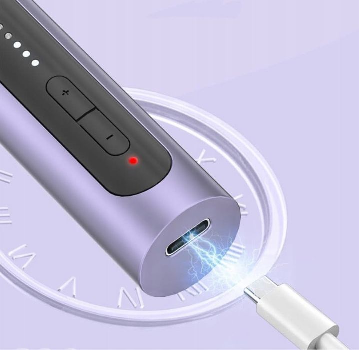 Mini frezarka do paznokci ładowana usb końcówki