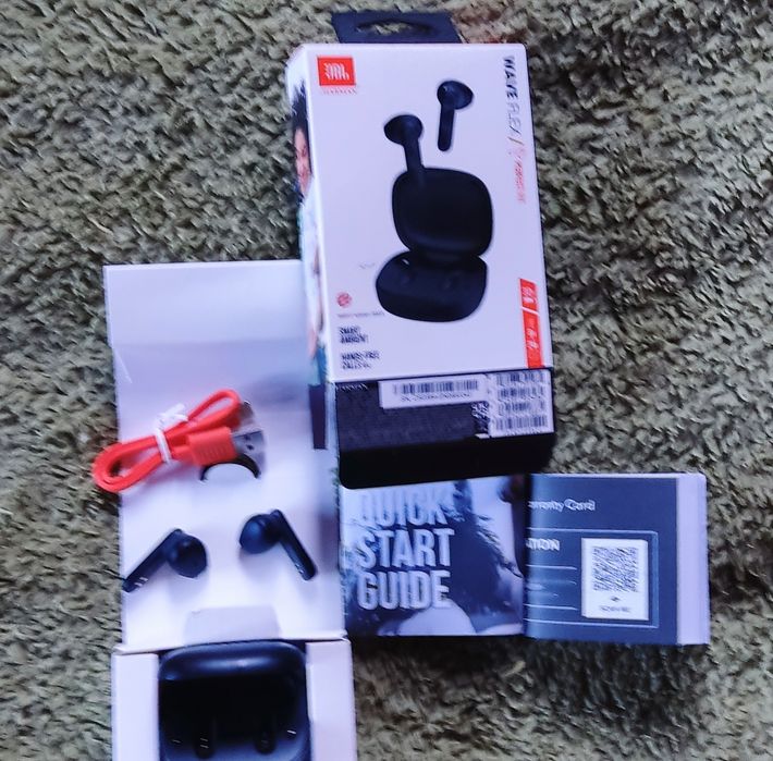 Auriculares True Wireless Bluetooth JBL Wave Flex como novos!