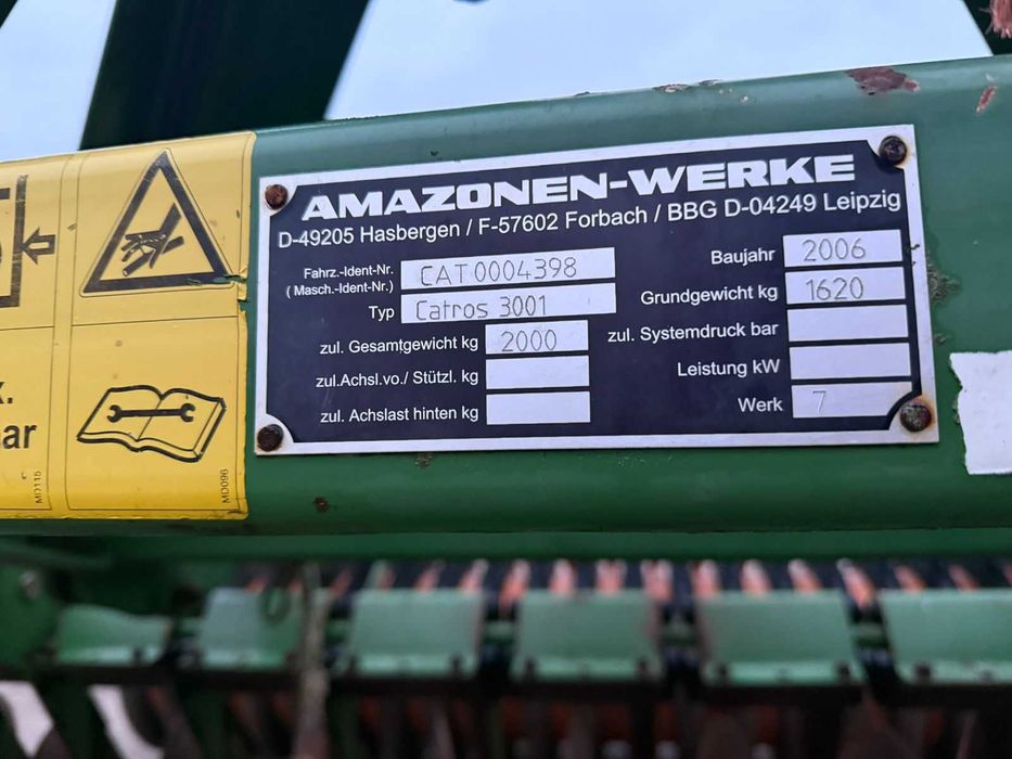 Дискова борона Catros 3001