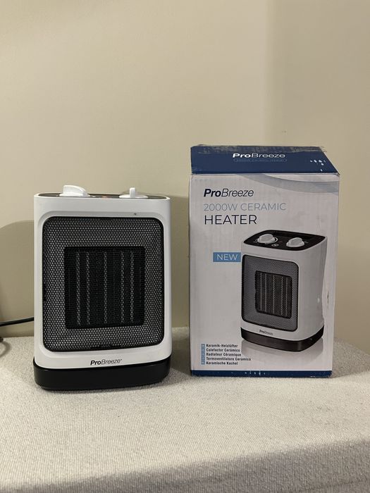 Kompaktowy grzejnik ceramiczny ProBreeze 2000W