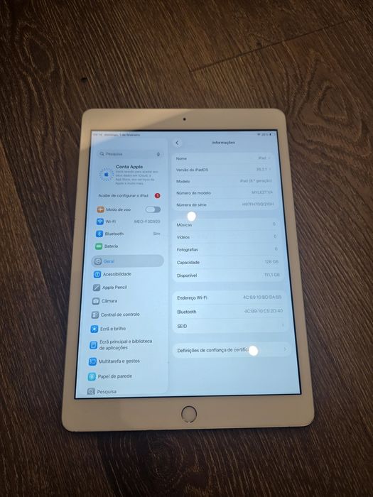 IPad 10,2   8°geração