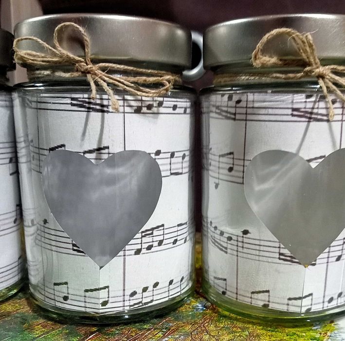 Zestaw słoiczków do tworzenia Decoupage